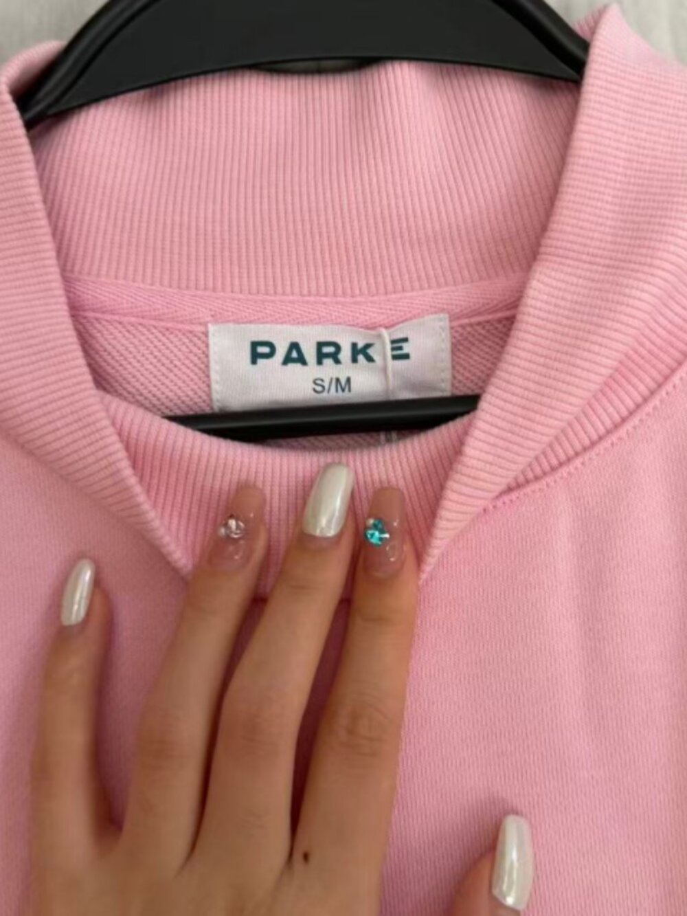 Parke Pink Round-neck Long-sleeved Sweatshirt - Picture 5 of 5